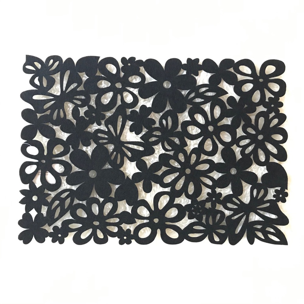 FRANC FRANC Felt Die-Cut Placemats - Set of 5